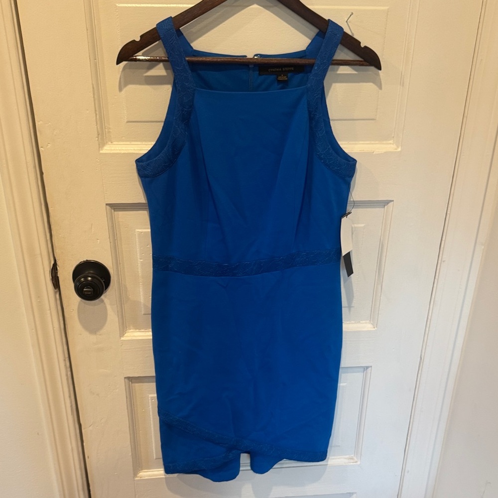 Cynthia Steffe Royal Blue Sleeveless Dress